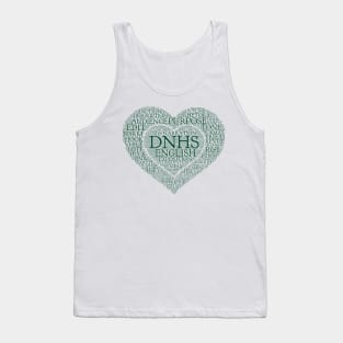 DNHS English - Green Text Tank Top